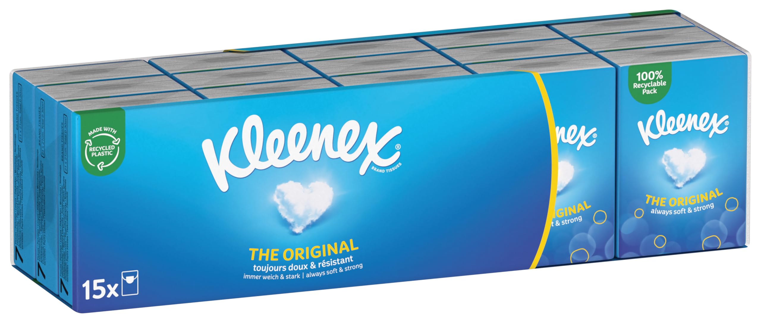 Mouchoirs Kleenex® Original Étuis Mini P15 (x20)