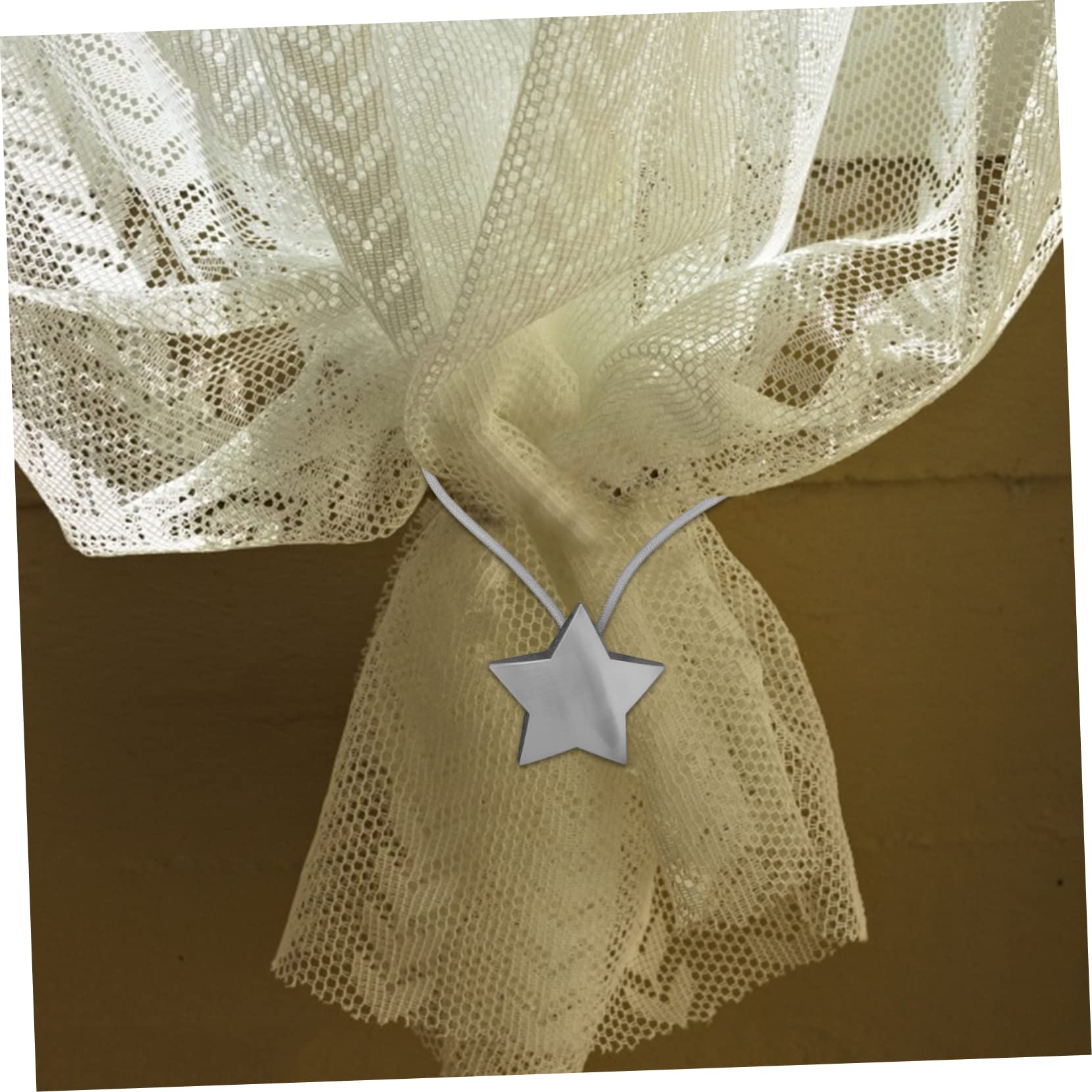 Alipis 3 Pz Fibbia della Supporto Magnetico della Fermatende della Magnetica Holdback Syar Supporto della Tendaggi Holdbacks Stella Tieback