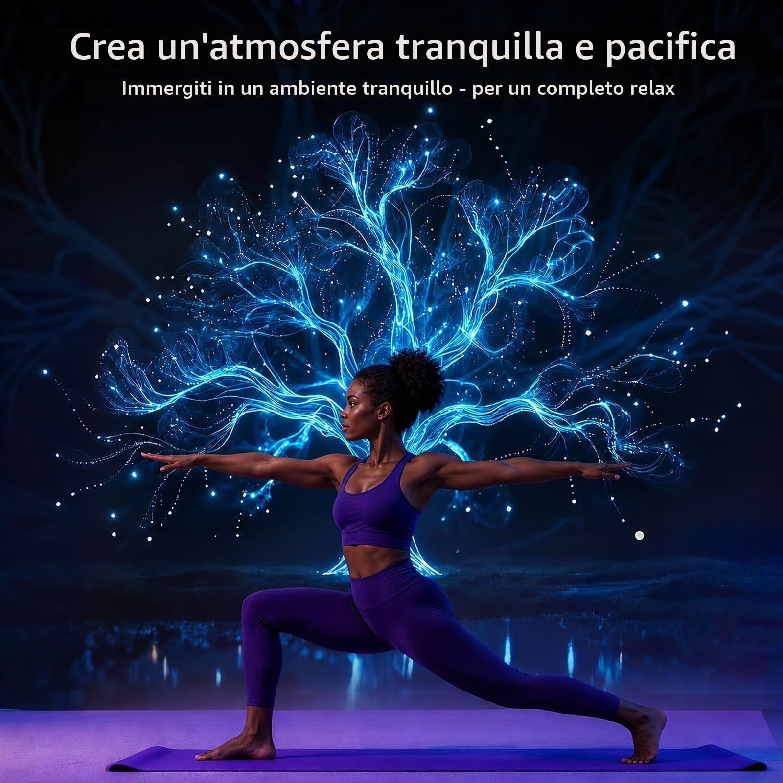 PRANITE Proiettore 3D Nordlicht 60 temi HD Galaxy Proiettore con altoparlante Bluetooth, timer remoto, luce notturna camera da letto, festa, bambini, compleanno adulto | Scene dinamiche: cielo stellato, oceano, feste, ecc., telecomando e timer.