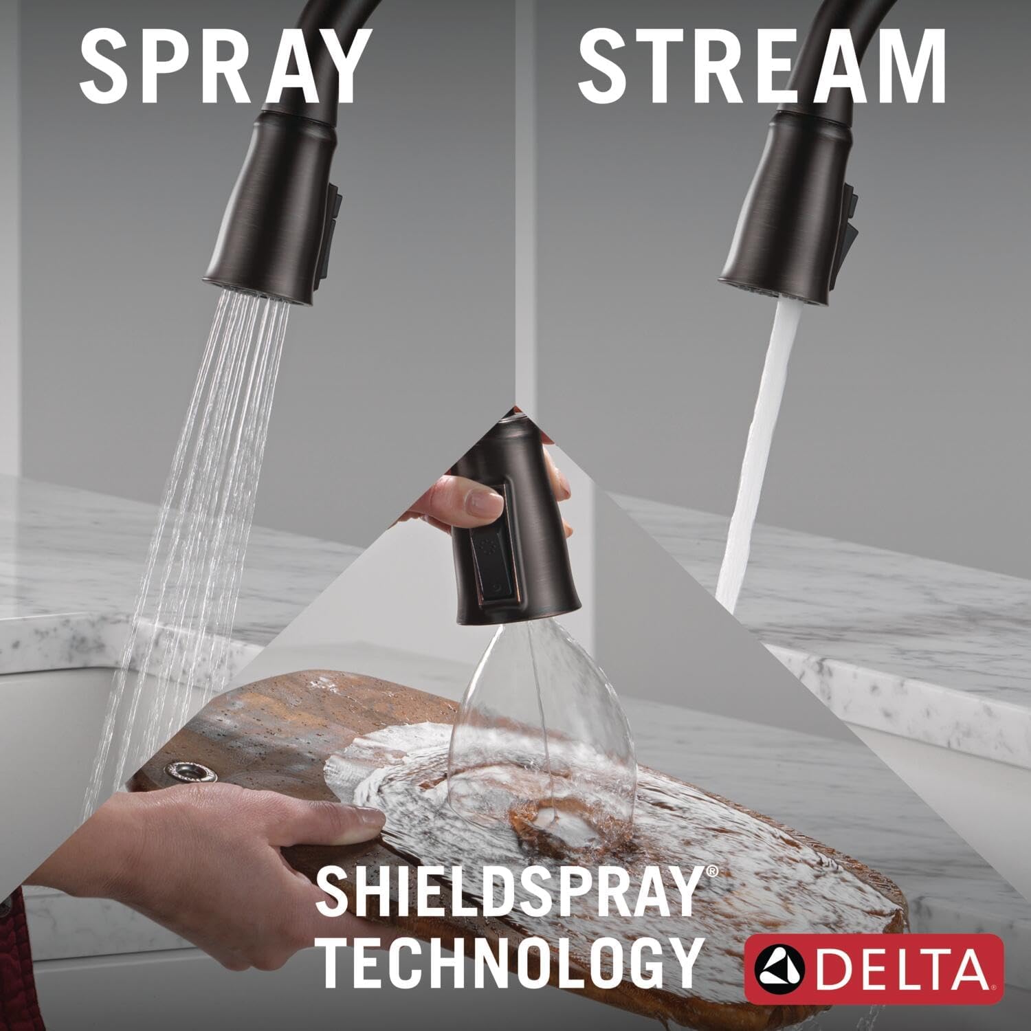 Touch2O Technology Kitchen Faucet with Touchless Technology