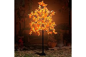 6FT Lighted Maple Tree Decor: A Festive Fall Radiance for Homes and Events