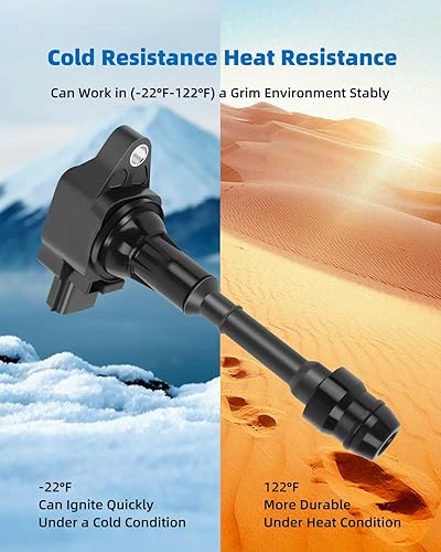 Vista 136 de ECCPP Bobinas de encendido portátiles de repuesto para automóvil compatibles con Infiniti I30/para Nissan Maxima 3.0L V6 2000-2001 Reemplazo