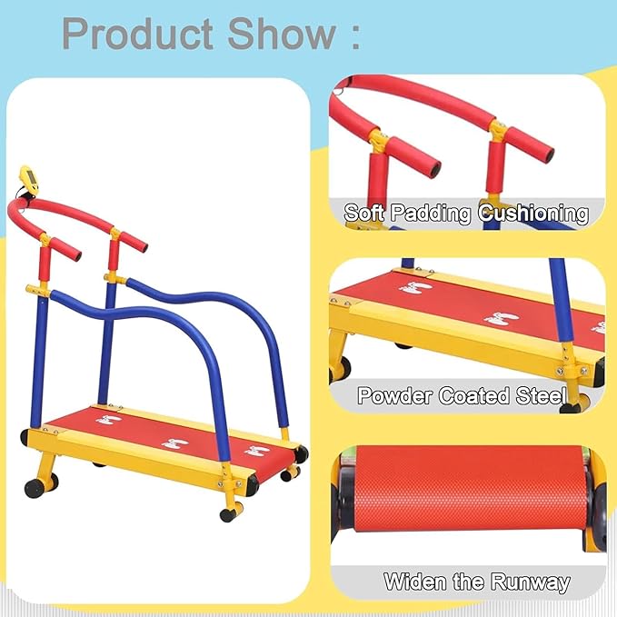 Caminadora para Niños, Equipo de Ejercicio y Fitness para 3 a 8 Años miniatura 4