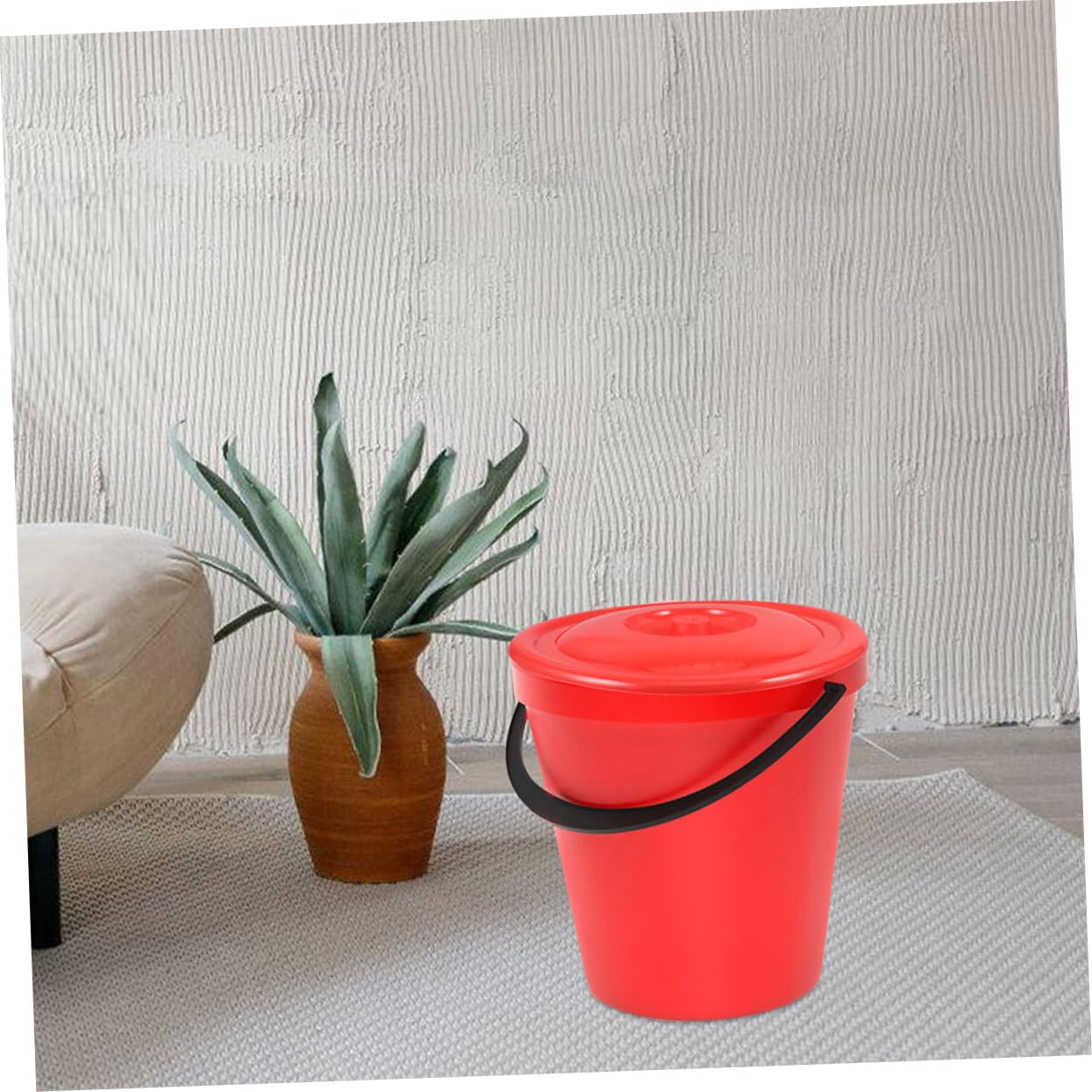 PENIKOKO 2-tlg. Runde Plastikdeckel Für Eimer - Dichtschließend Für Mülltonnen & Wassereimer