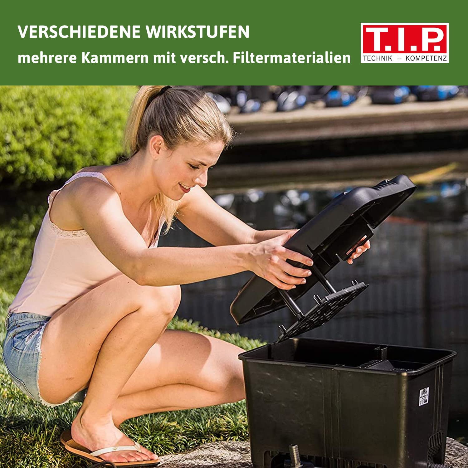 T.I.P. WDF 10000 Filtro externo para estanque con UV-C