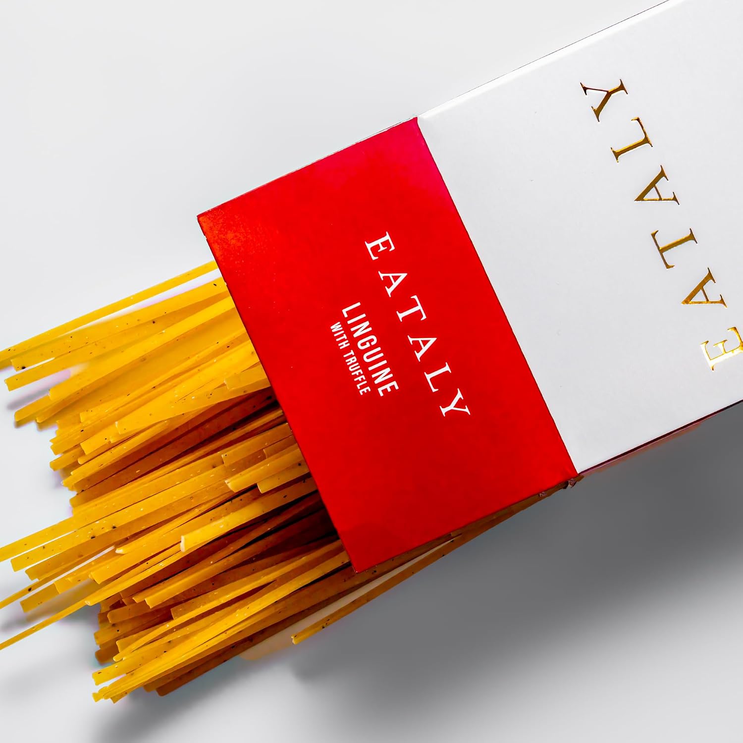 Eataly Flavored Pasta Bundle Pack Linguine,1- with Squid Ink, 1- with Truffle, 1- with Lemon & Pepper, Pasta Noodles -8.8 oz. Box Each