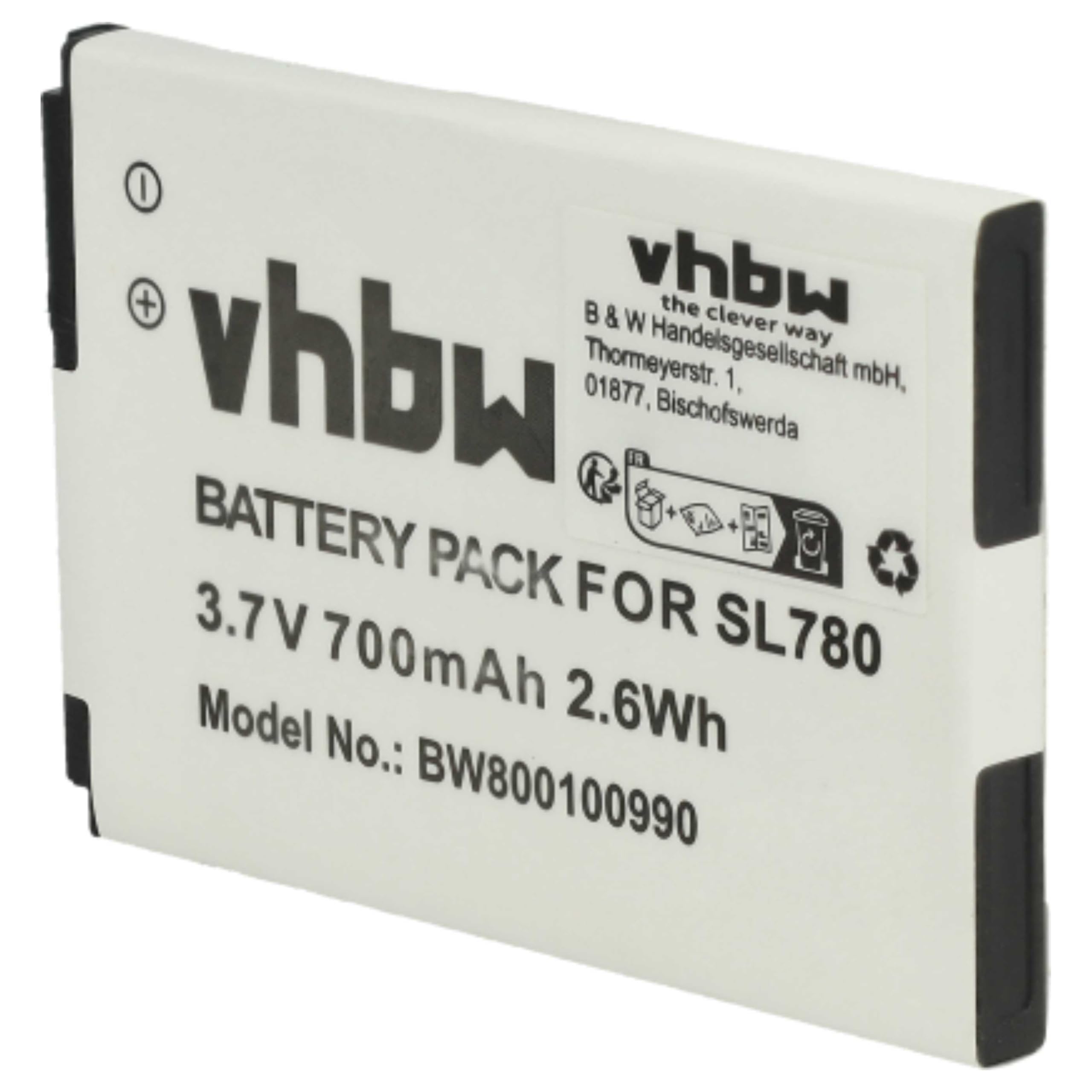 vhbw 10 x bateria kompatybilna z Bintec-Elmeg D141 DECT telefon stacjonarny lub bezprzewodowy (700 mAh, 3,7 V, Li-Ion)