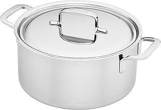 5-Plus Stainless Steel 5.5-qt Dutch Oven