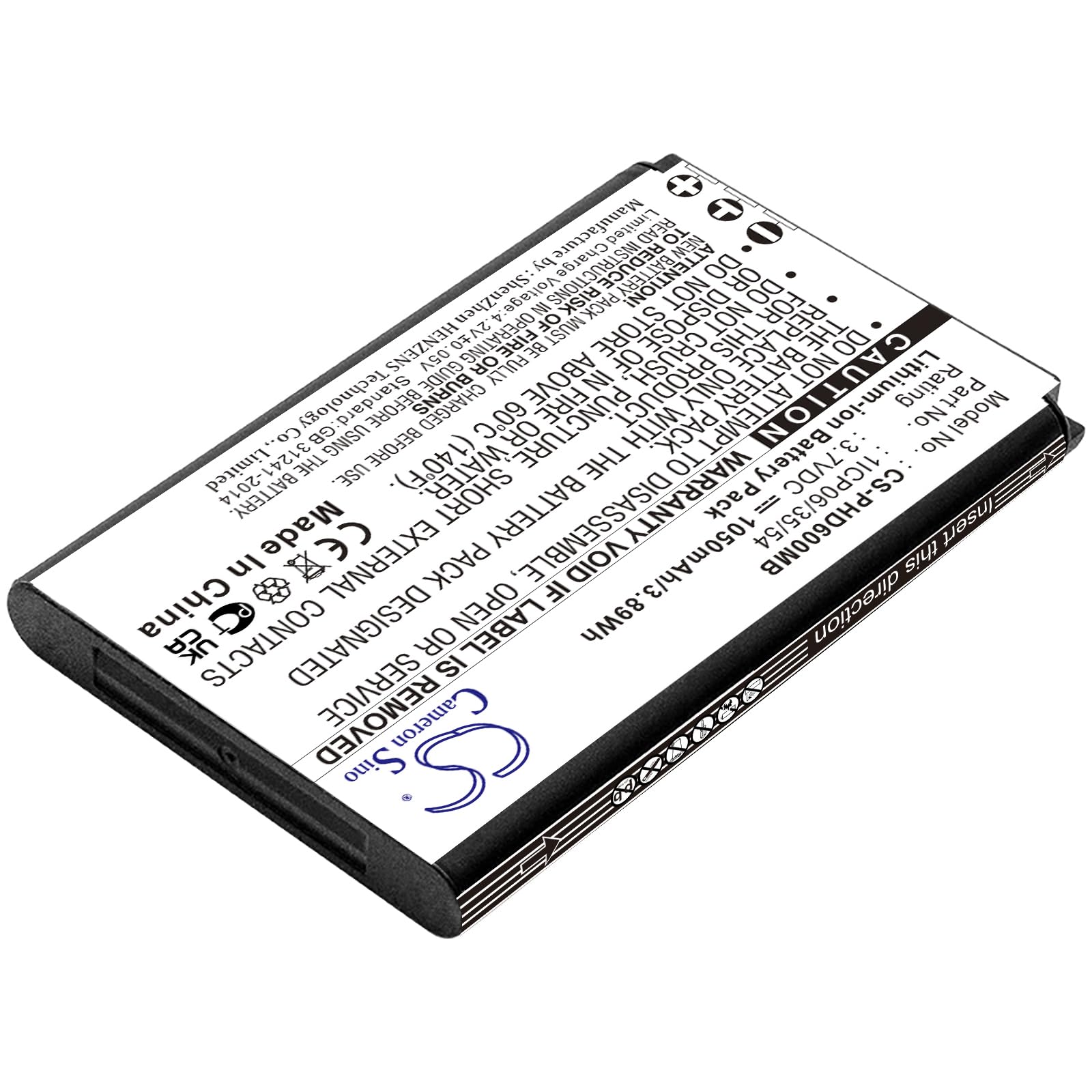 Batteria compatibile con Philips Avent SCD600 Li-ion 3.7V 1050mAh - 1ICP06/35/54