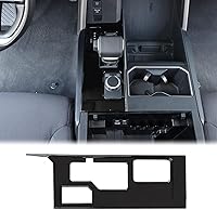 Vista 10 de Aunginsy Marco para panel de cambio de marchas con caja de almacenamiento Compatible con Toyota Tundra/Sequoia 2022-2024 2025 Protector contra