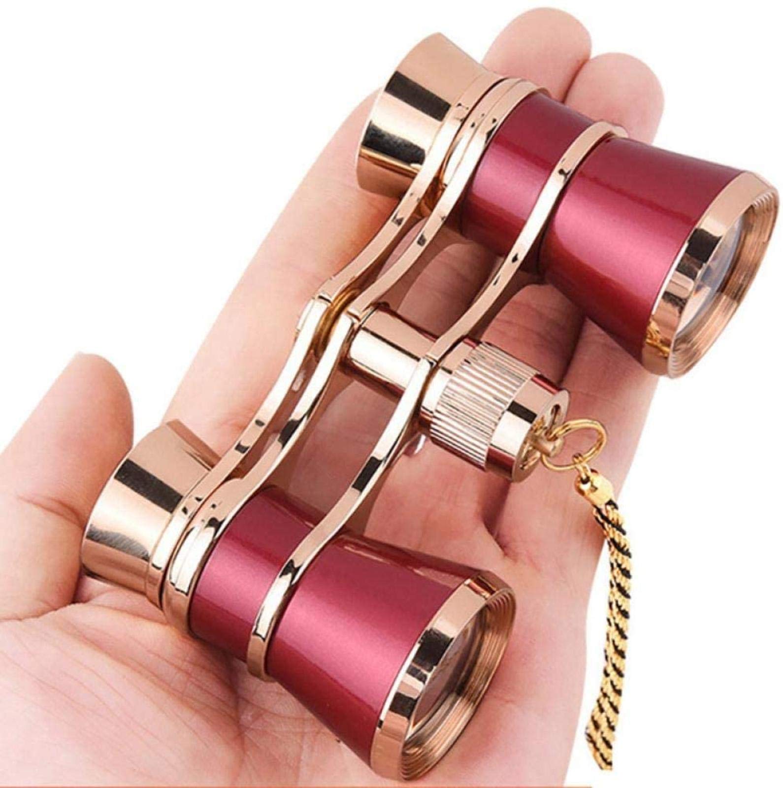 Jumelles Vintage 3x25 Pour Théâtre, Concert - Design Pliable, Poignée - Plus Décoratives Que Techniques - Cadeau Femme