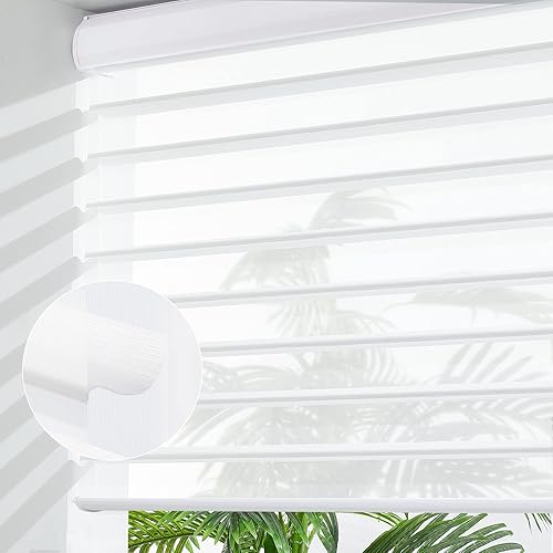 Tonature Shangri-La - Persianas enrollables de tamaño personalizado con patrón de rayas, filtrado de luz, oscurecimiento de habitación, protección