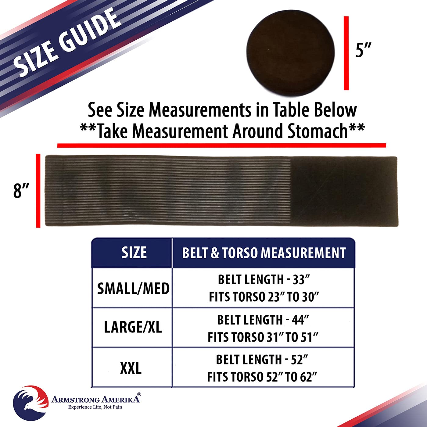 Hernia Belt for Men or Women Abdominal Binder Lower Waist Support