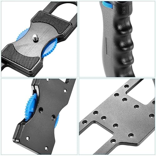 Miniatura 6 de Estabilizador de jaula de video de cámara de película de aleación de aluminio para cámaras de acción GoPro Panasonic Polaroid Cannon Nikon Camcorder