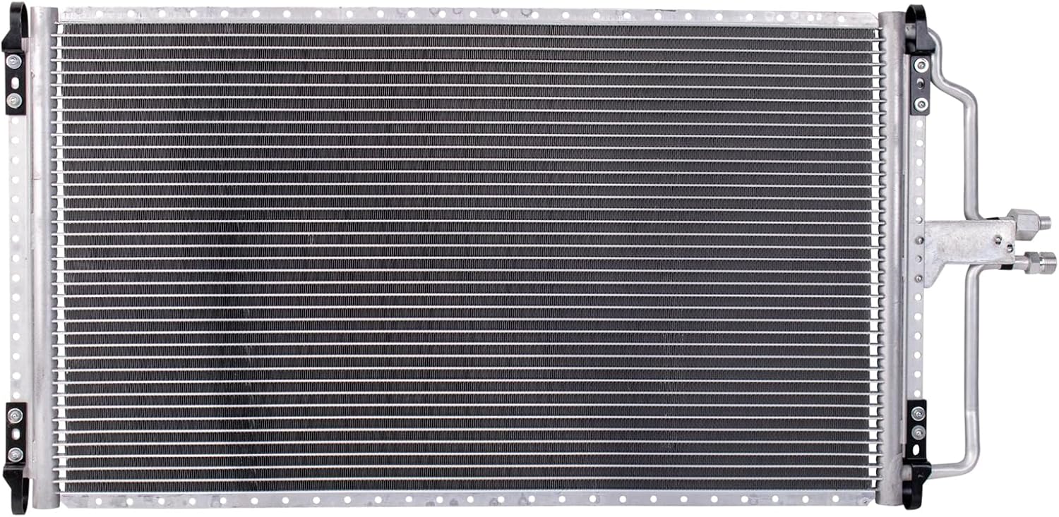 TRQ Air Conditioning A/C Condenser Compatible with 1988-1990 Chevrolet C1500 C2500 C3500 K1500 K2500 K3500 GMC GM3030165 GM3030167