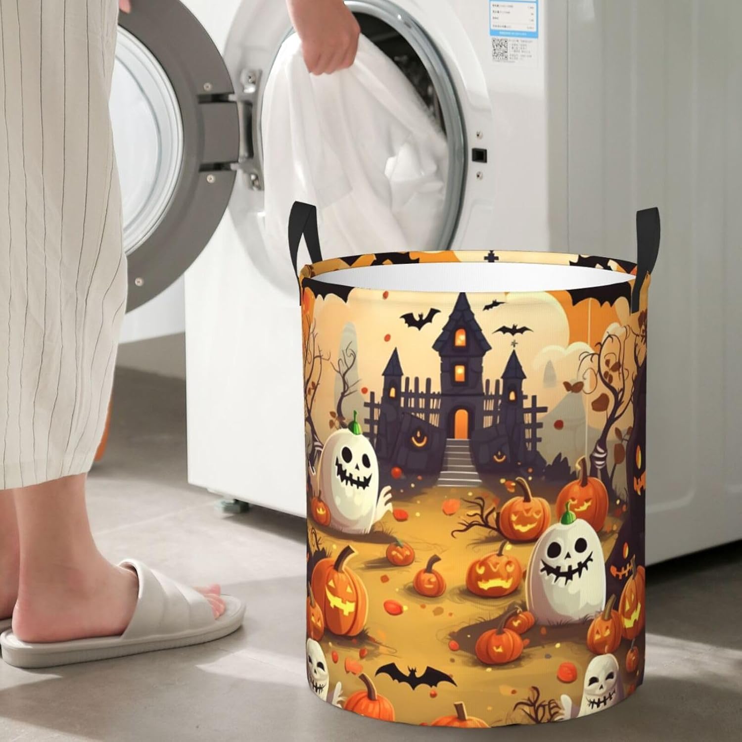 Laundry Basket With Handles Foldable Laundry Hamper Dirty Clothes Basket image 5