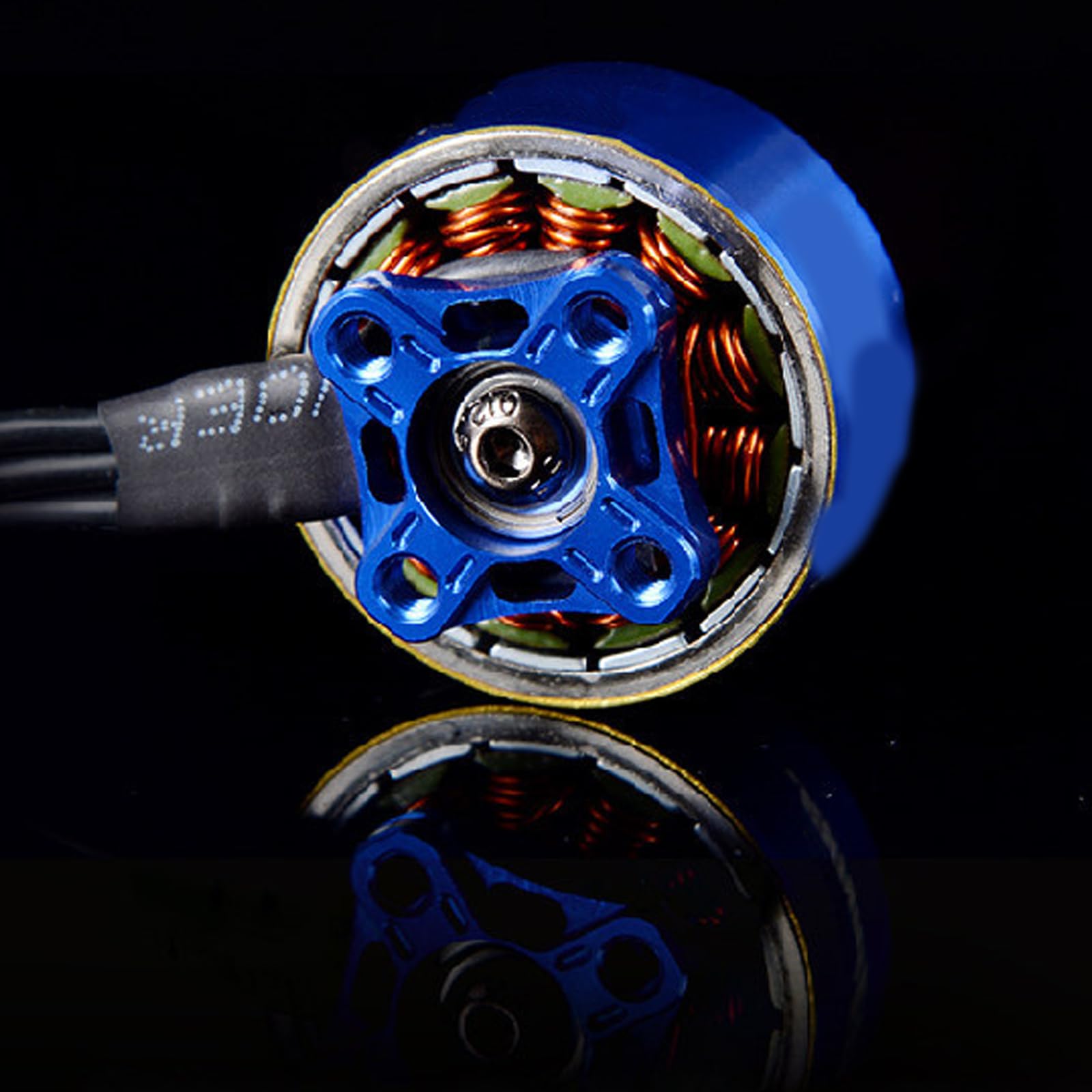 Motor FPV de aleación de aluminio para actualización de energía, componente compacto sin escobillas, uso de actualización de reparación de ensamblaje, pieza de repuesto para práctica de vuelo, pieza
