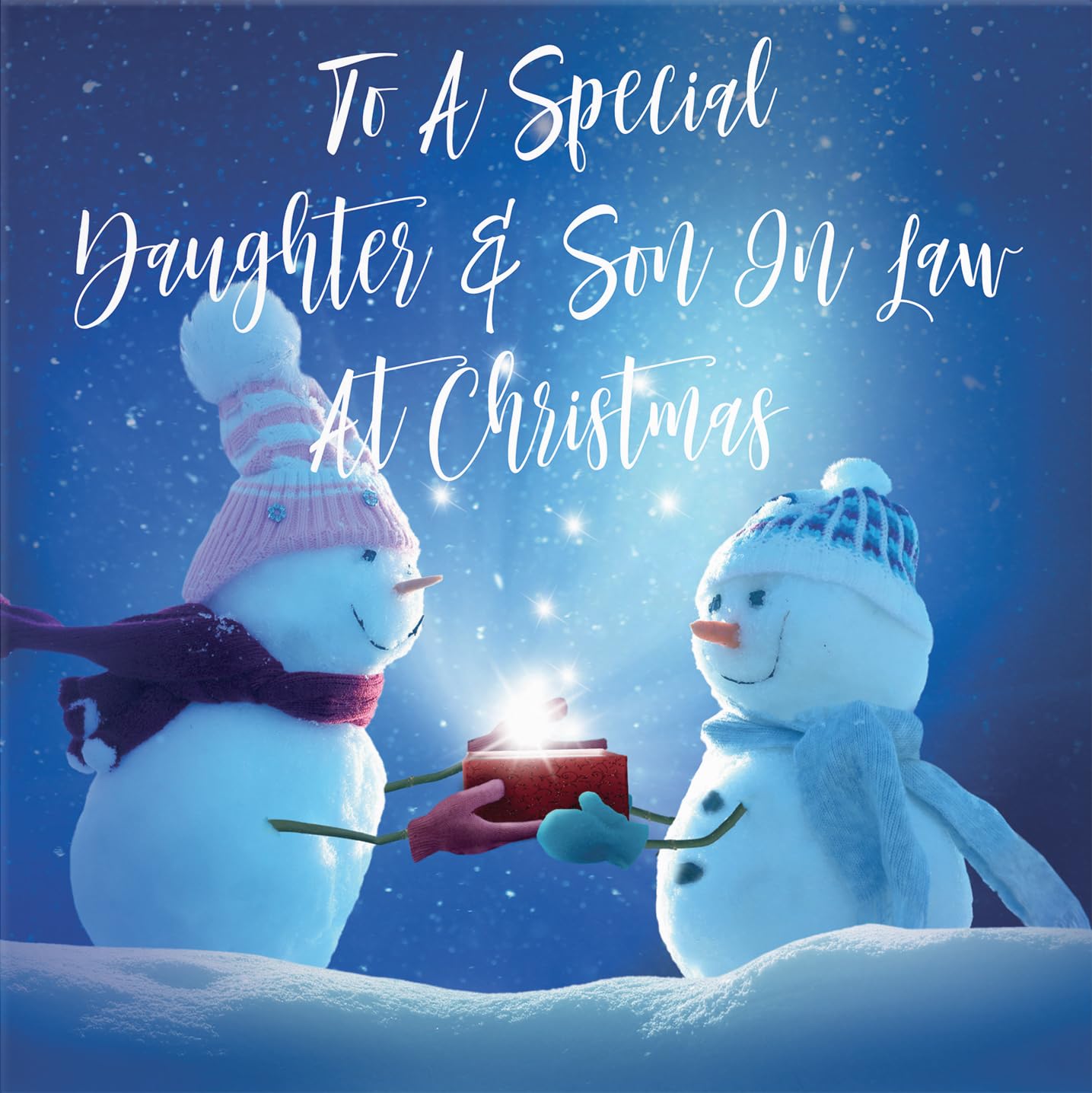 Hunts England, Daughter And Son In Law Christmas Card, To A Special Daughter & Son In Law At Christmas - Image 2