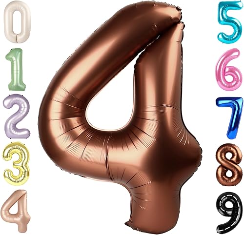 Vista 312 de Globos de números 0 de 40 pulgadas, globos negros de números para números 10, 20, 30, 40, 50, 60, 70, 80, 90, 100, globos de números 10, 20, 30, 40