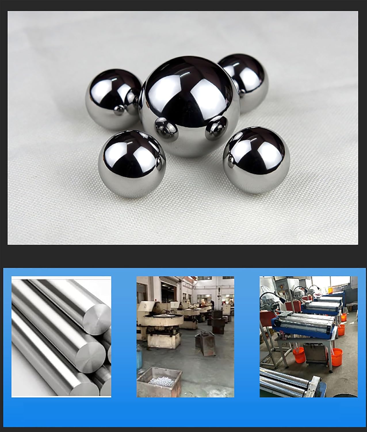 Solid Steel Ball Bearings, Stainless Steel Balls,316L Bearing 60Mm,1Pcs