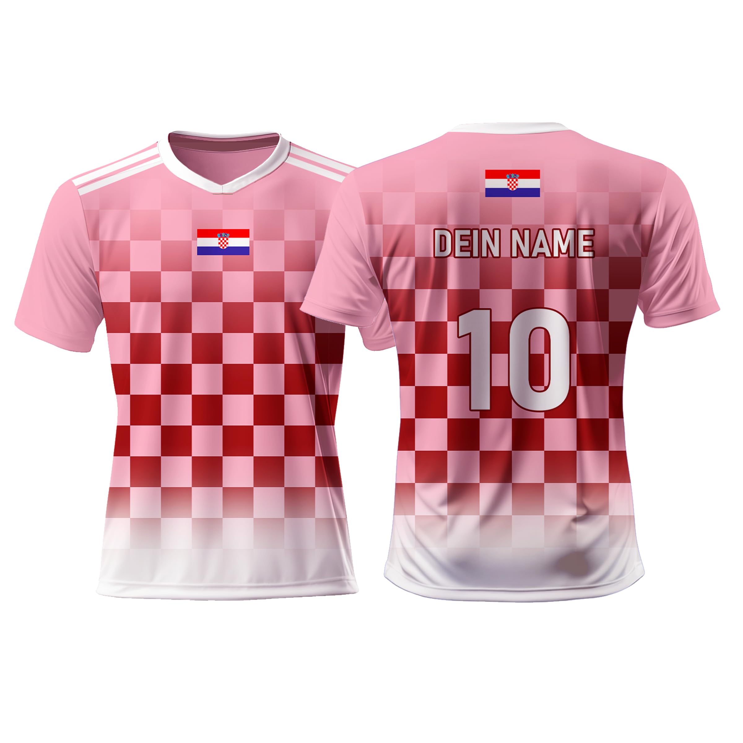 2026 Football Jersey, Personalised with Your own Name and Number, Breathable Fan Shirt for Women, Men and Kids, the Perfect Football Gift for the Big Tournament 2026