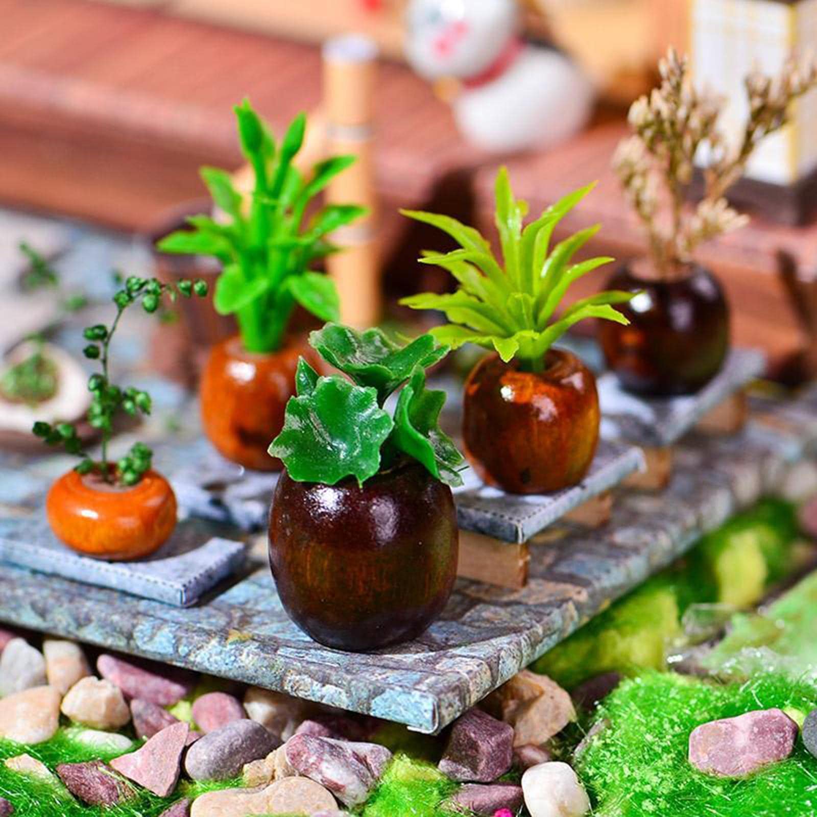 Kit Fai da Te per Casa delle Bambole in Miniatura in Stile Cinese con LED, Ideale Come Regalo per Costruire