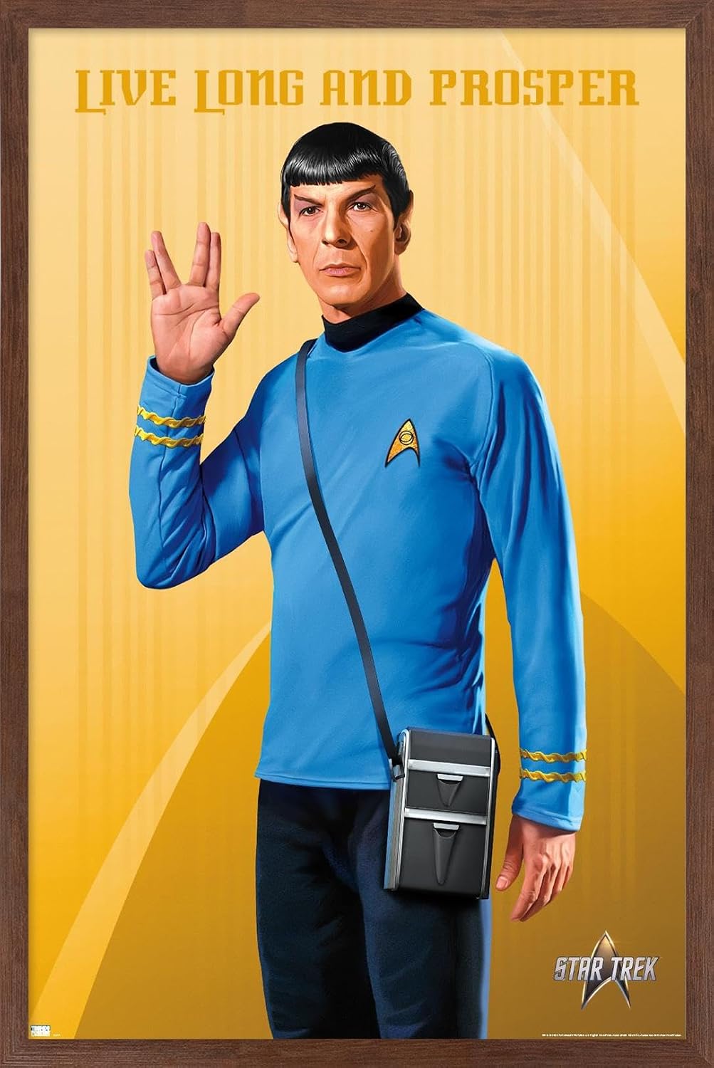 Star Trek: Universe - Spock, Live Long and Prosper Wall Poster, 34L" x 22.4W", Premium Unframed Version