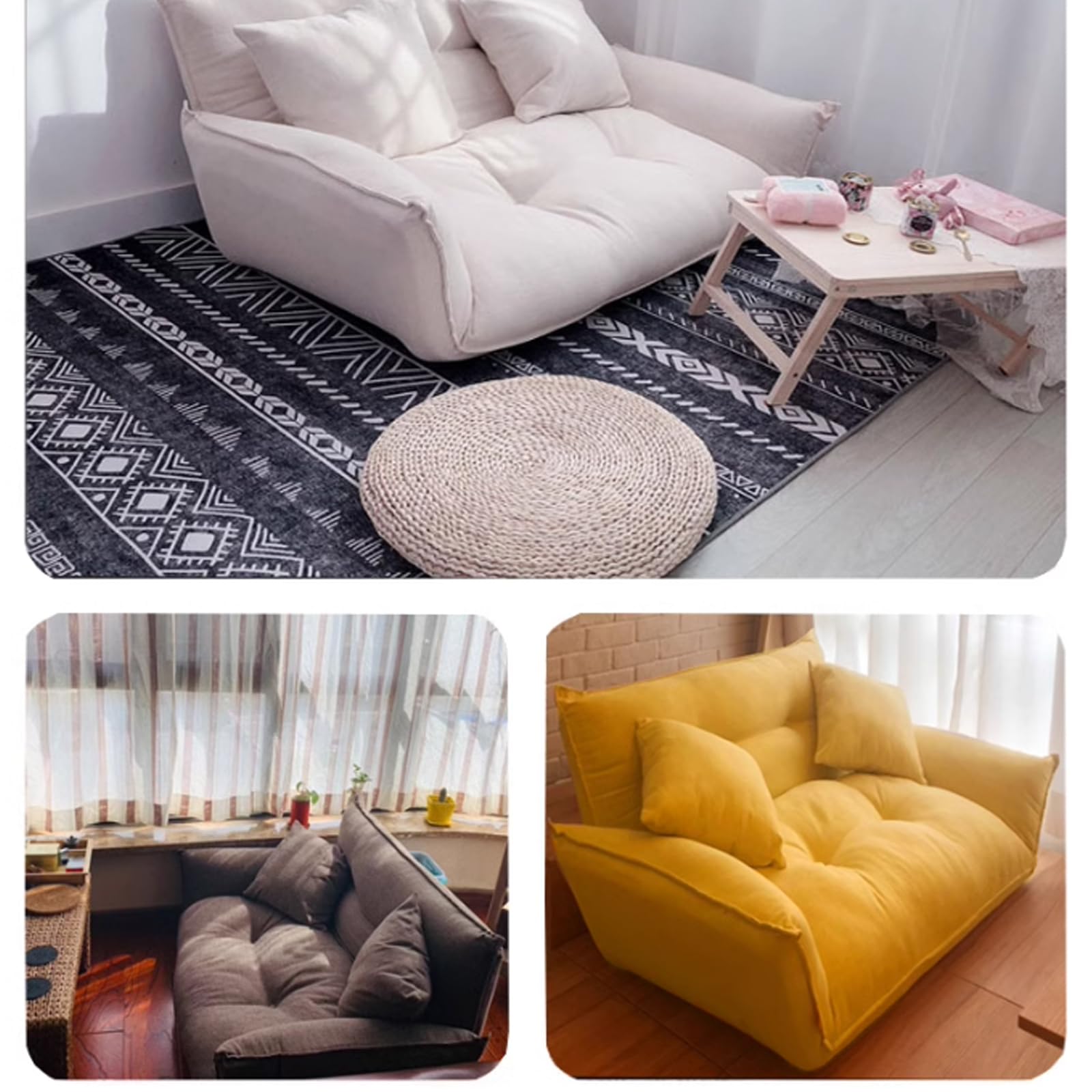 Amazon.com: ESRADA Japanese Style Leisure Sofa Bed for Small