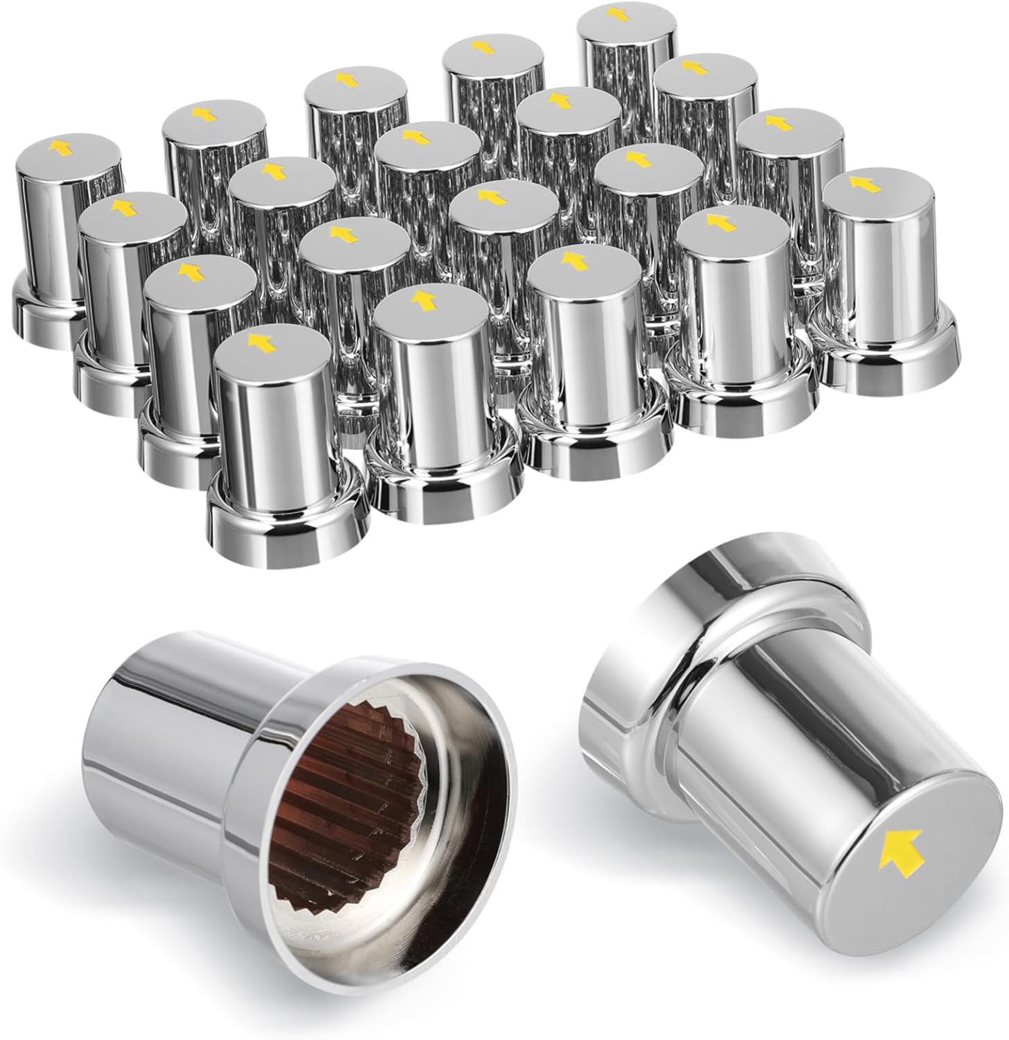 20pcs Car Lug Nut Fitment Tool Wheel Hub Caps for Trucks Protects Against and Damage Stylish Accessory for Automotive Wheels