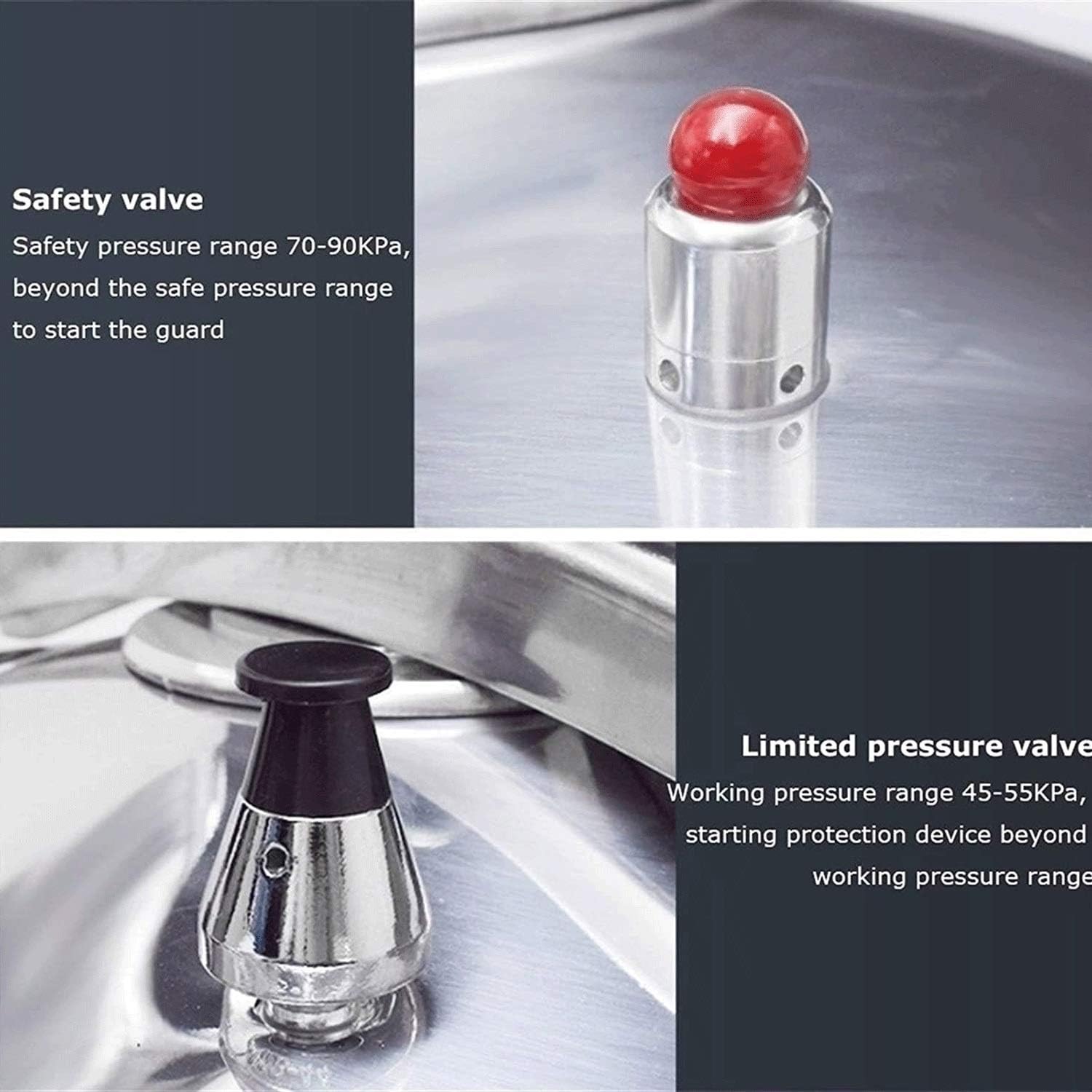 Cooker Large Capacity Explosion-proof Electric Pressure Cooker Family Gas Stove Hot Pot Special Price Hotel Restaurant Kitchen Cooking Pot (Size : 33L)