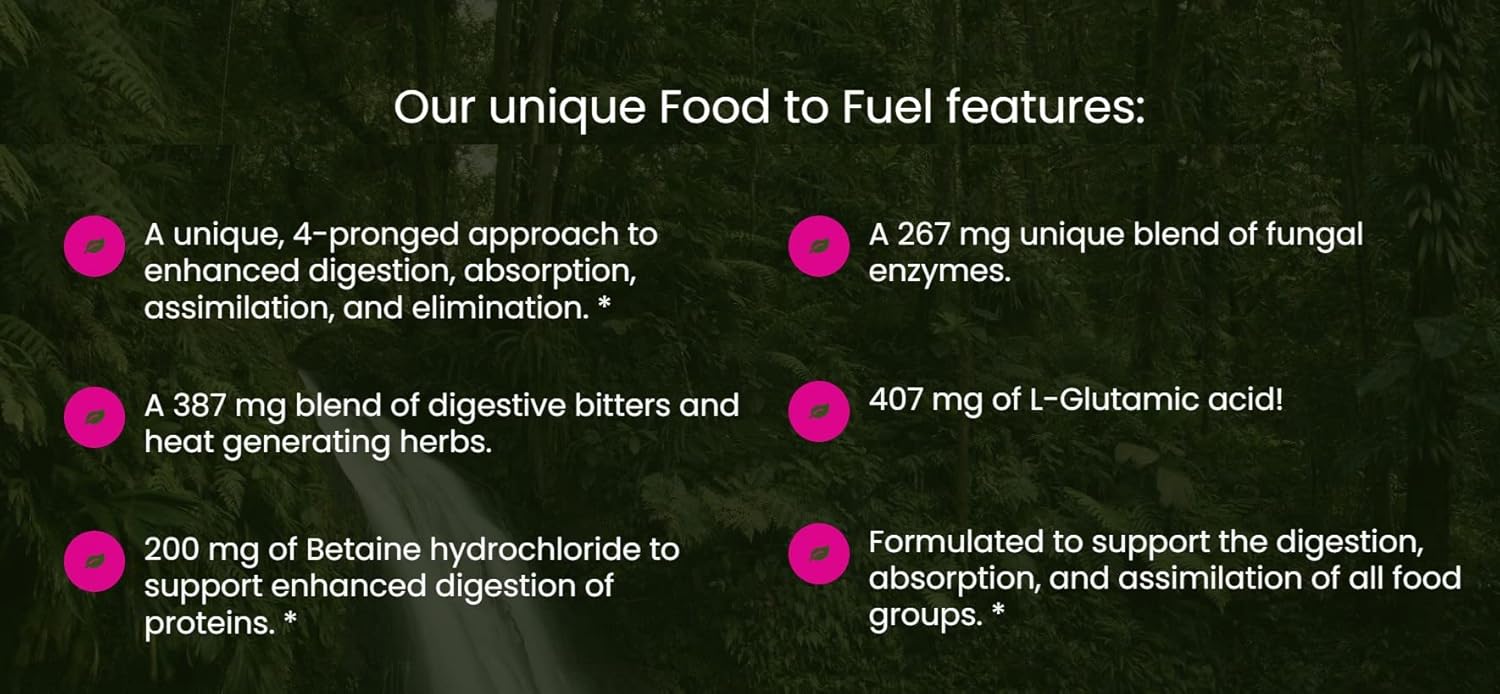 All In Nutritionals Food to Fuel- Formulated to Support The Digestion, Absorption, and Assimilation of All Food Groups. 30 Servings in Every Jar!