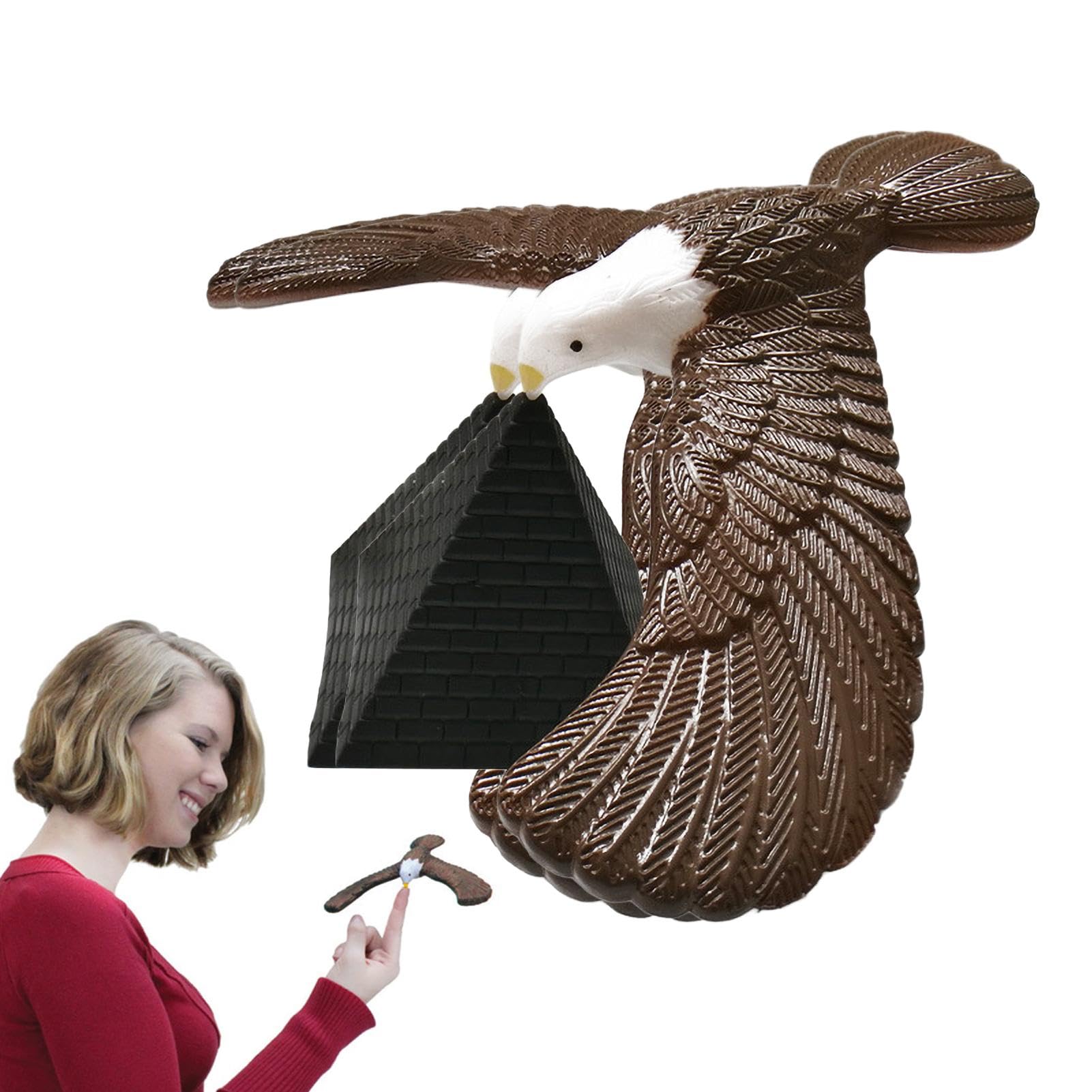 Set De 4 Juguetes De Equilibrio Pájaro + Torre – Águila De Plástico Para Entrenar Coordinación Y Física, Clásico Nostálgico De 13x4x11 Cm, Colores Aleatorios