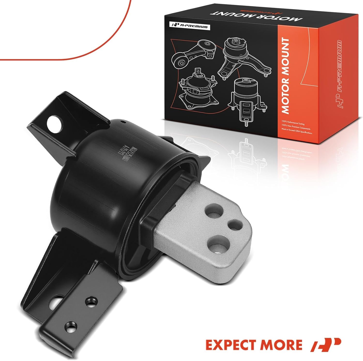 A-Premium Transmission Mount Compatible with Hyundai Accent 2006-2011 & Kia Rio 2006-2011, Rio5 2006-2011, 1.6L