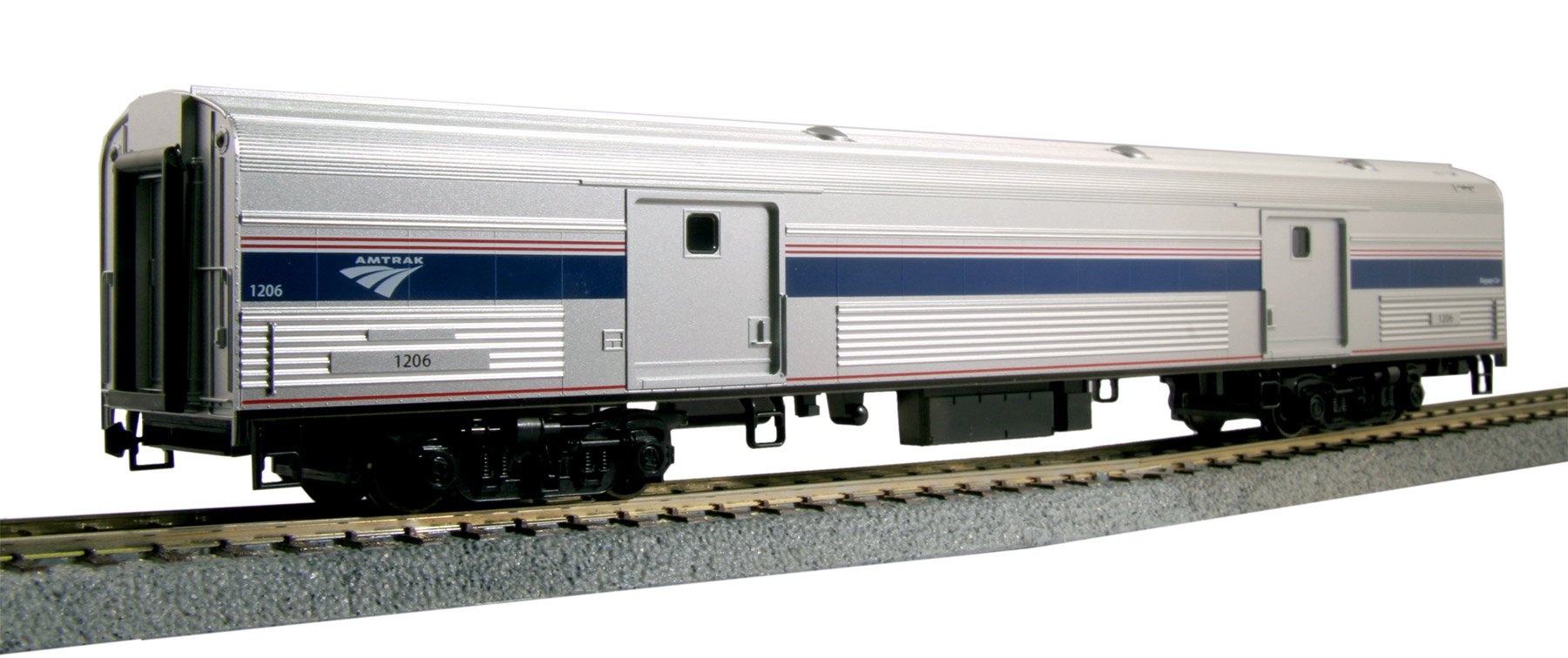 Kato USA Model Train Products Amtrak Baggage Car Phase IVb #1221