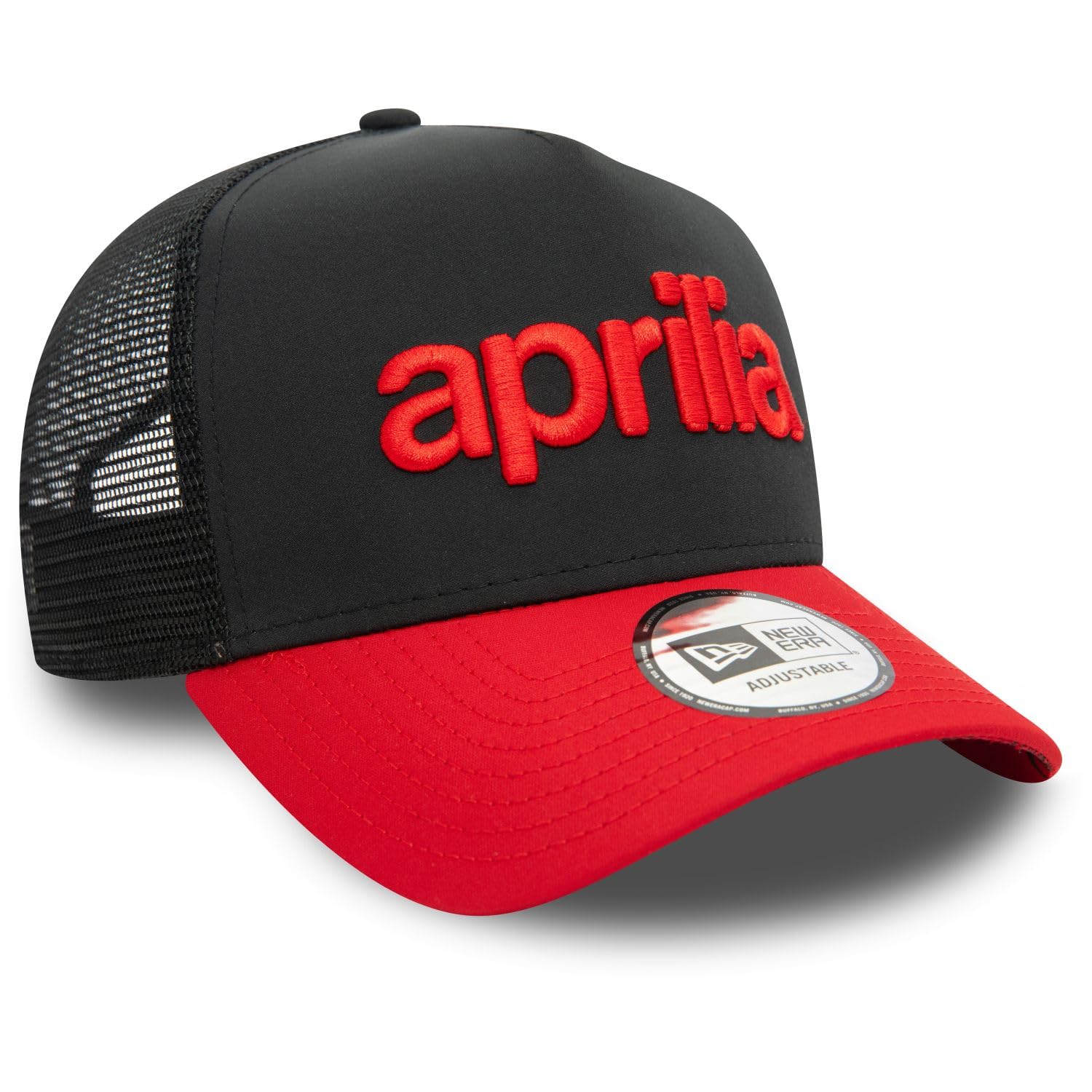 New Era A-Frame Mesh Trucker Cap - Aprilia schwarz