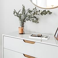 Vista 6 de EG-SIPRO Bandeja de Baño de Silicona, Bandeja de Tocador Rectangular Engrosada Irrompible para Mostrador, Bandeja para Dispensador de Jabón