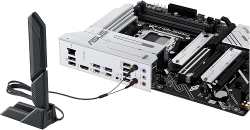 ASUS Prime X870-P WiFi – Carte mère Gaming AMD Ryzen AM5 X870 ATX (DDR5, 14+2+1 (80A) DrMOS, PCIe 5.0, 4 x M.2, USB4, HDMI, WiFi 7, Aura Sync RGB) - 11