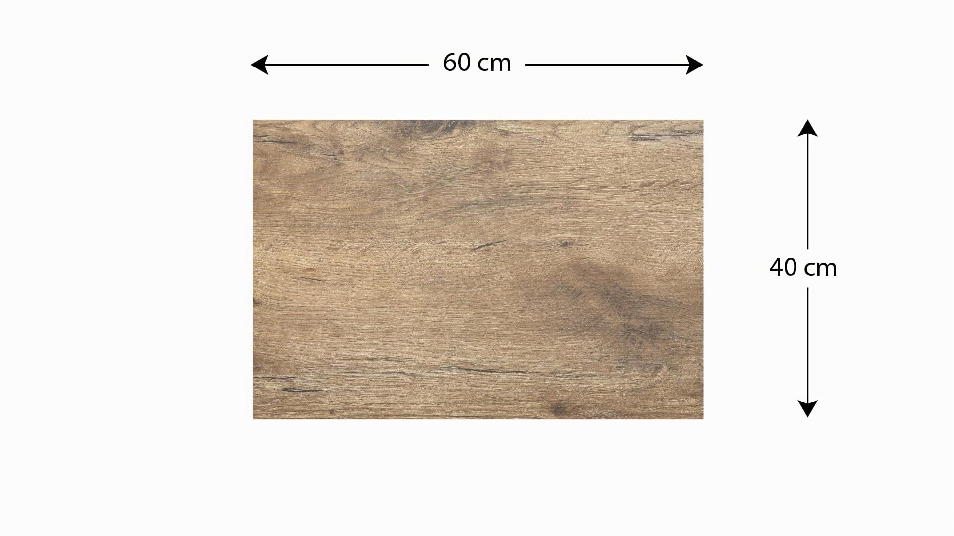 ALLboards Metallische Magnettafel HOLZ BAUMSTAMM BAUMKERN 60x40cm MetalBoards Memoboard für jede Art von Magneten Magnetpinnwand + 2 Marker, 6 Magnete und Schwamm