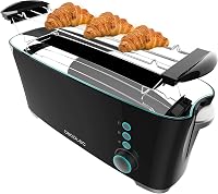 Cecotec Toast&Taste Extra B 1000W dupla hosszú részes kenyérpirító XL nyílással 1