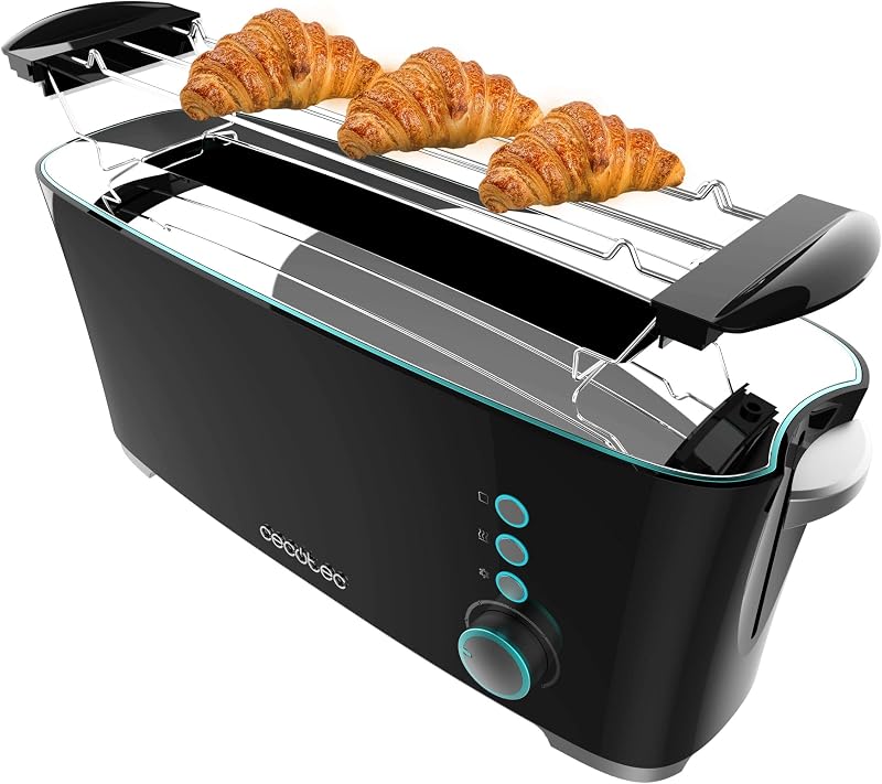 Cecotec Toast&Taste Extra B 1000W dupla hosszú részes kenyérpirító XL nyílással