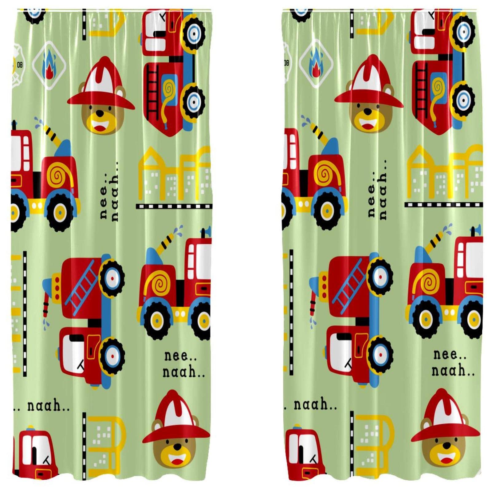 Cortinas infantiles de coches para dar vida a la sala de juegos de los niños