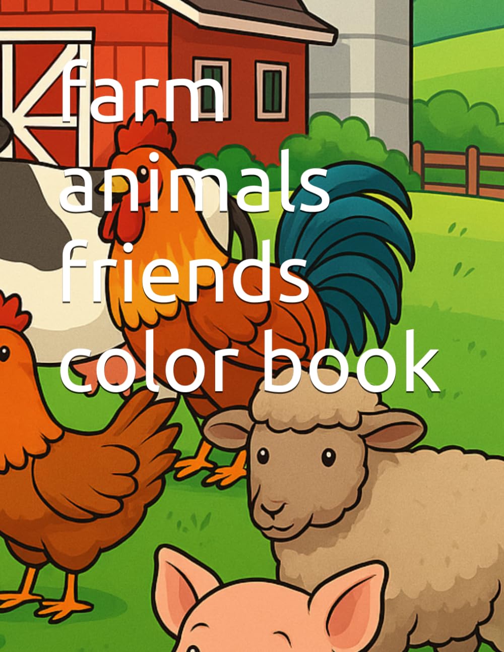 farm animals friends color book