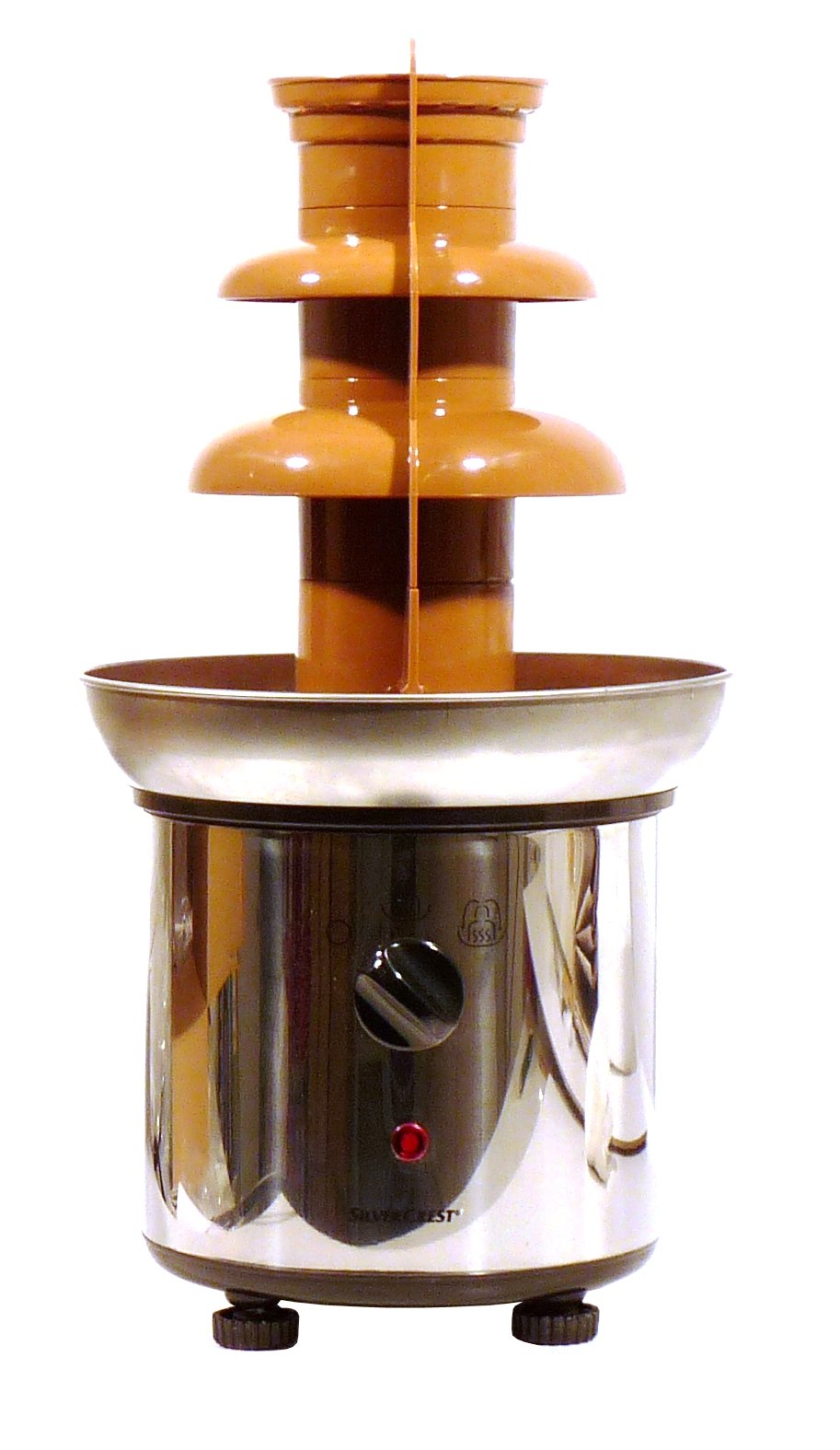 Fontaine à Chocolat électrique 3 étages Inox - 40W - Capacité 0.45kg - Neuf