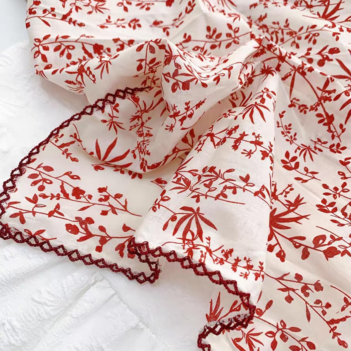 Large Cotton Bandana Headband, Head Wrap, Protective Coverage, Hair Neck Scarf for Women 28 x 28 inch - Image 7