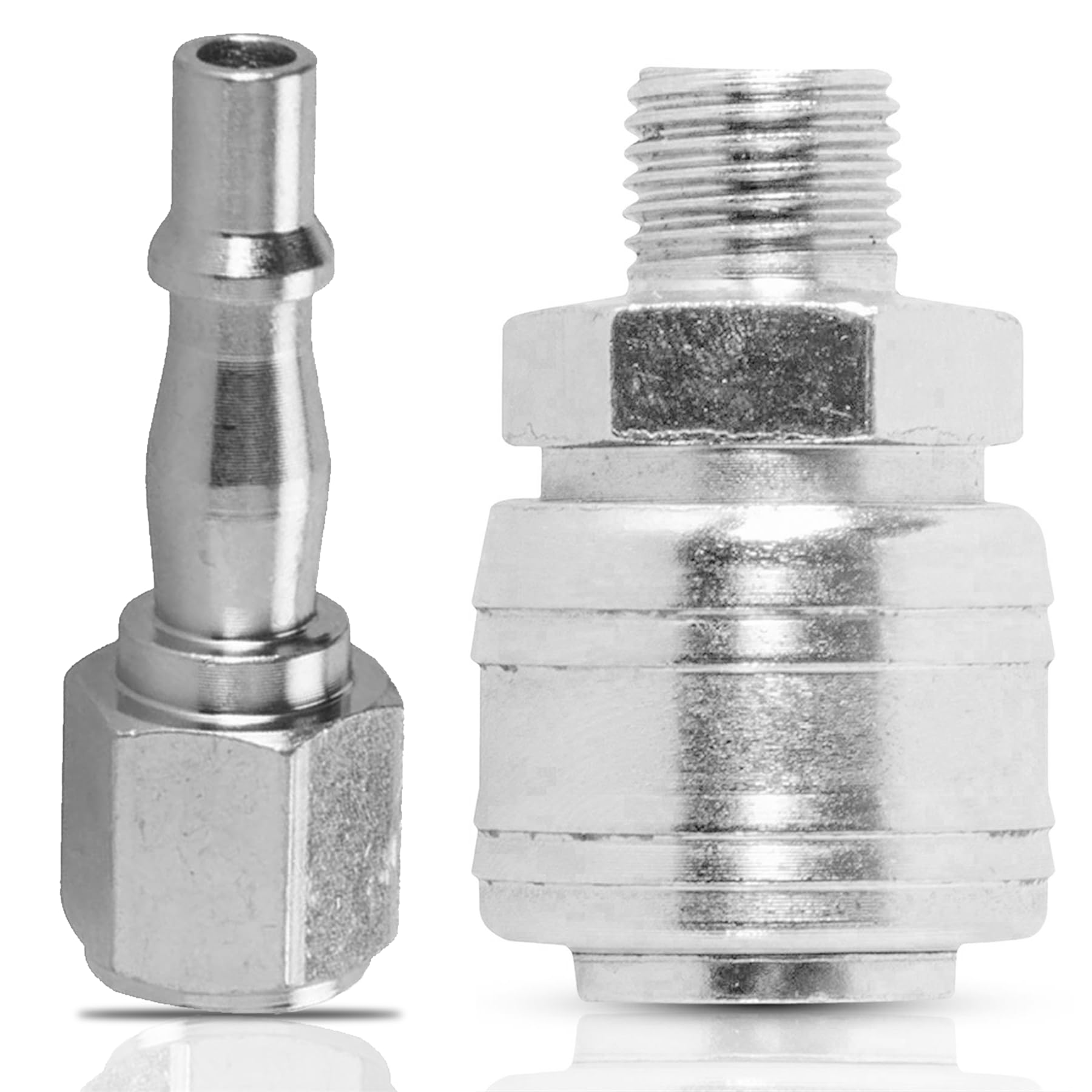 Dapetz ® PCL Male to Euro Female Air Fitting Convertor Adapter Airline Hose Quick Release Converts Euro Male to PCL Vertext