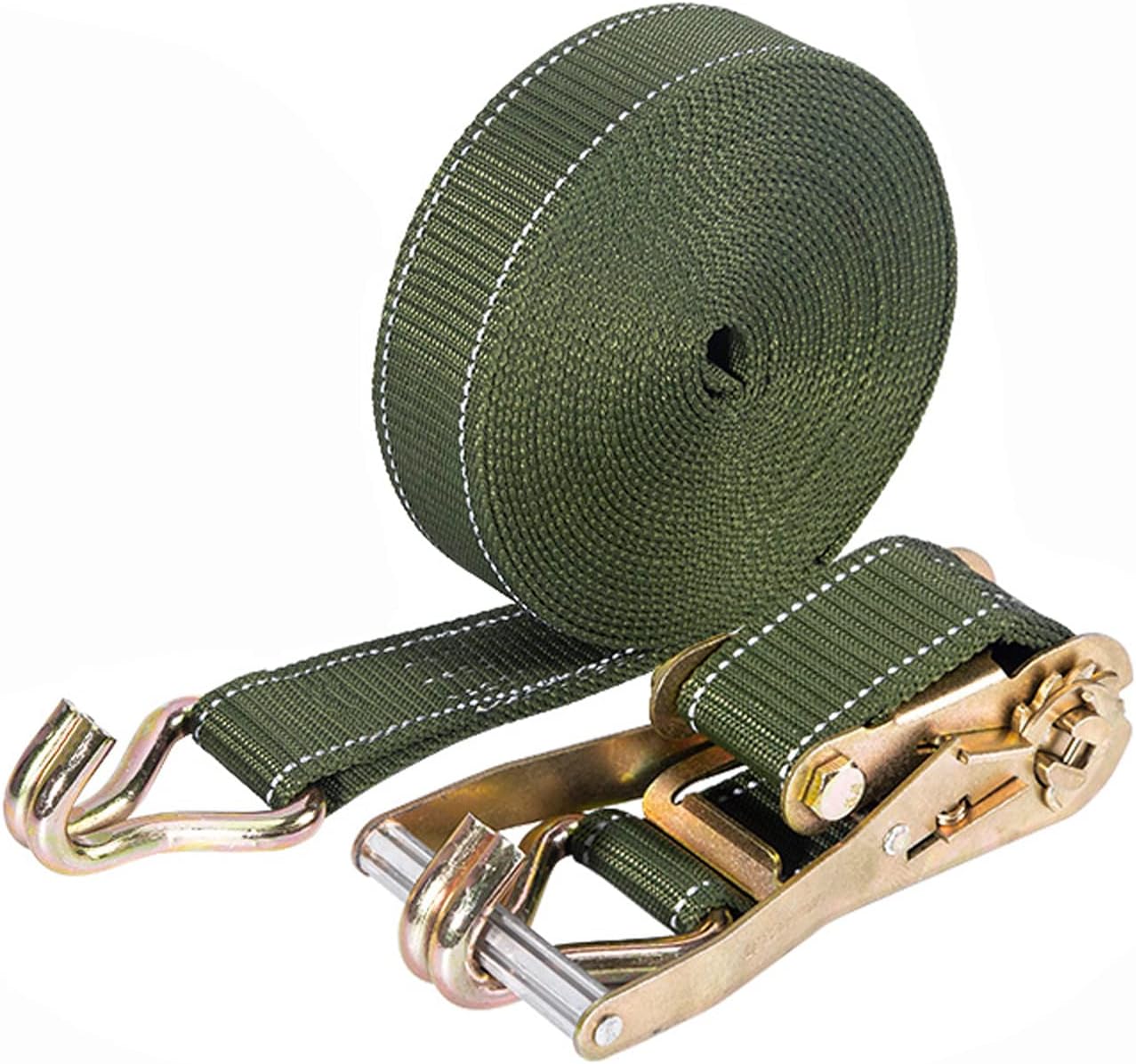 TOHAKATA Lashing Straps with Hooks, Lashing Strap, Tie Down Straps with Ratchet, Quick Release