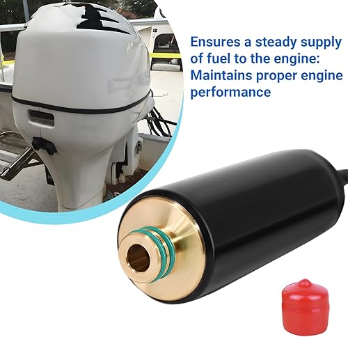 Miniatura 4 de Bomba de combustible para Johnson Evinrude fueraborda OMC 75-175 HP BRP reemplaza 439347 0439347 5004428 5000800 separador de vapor