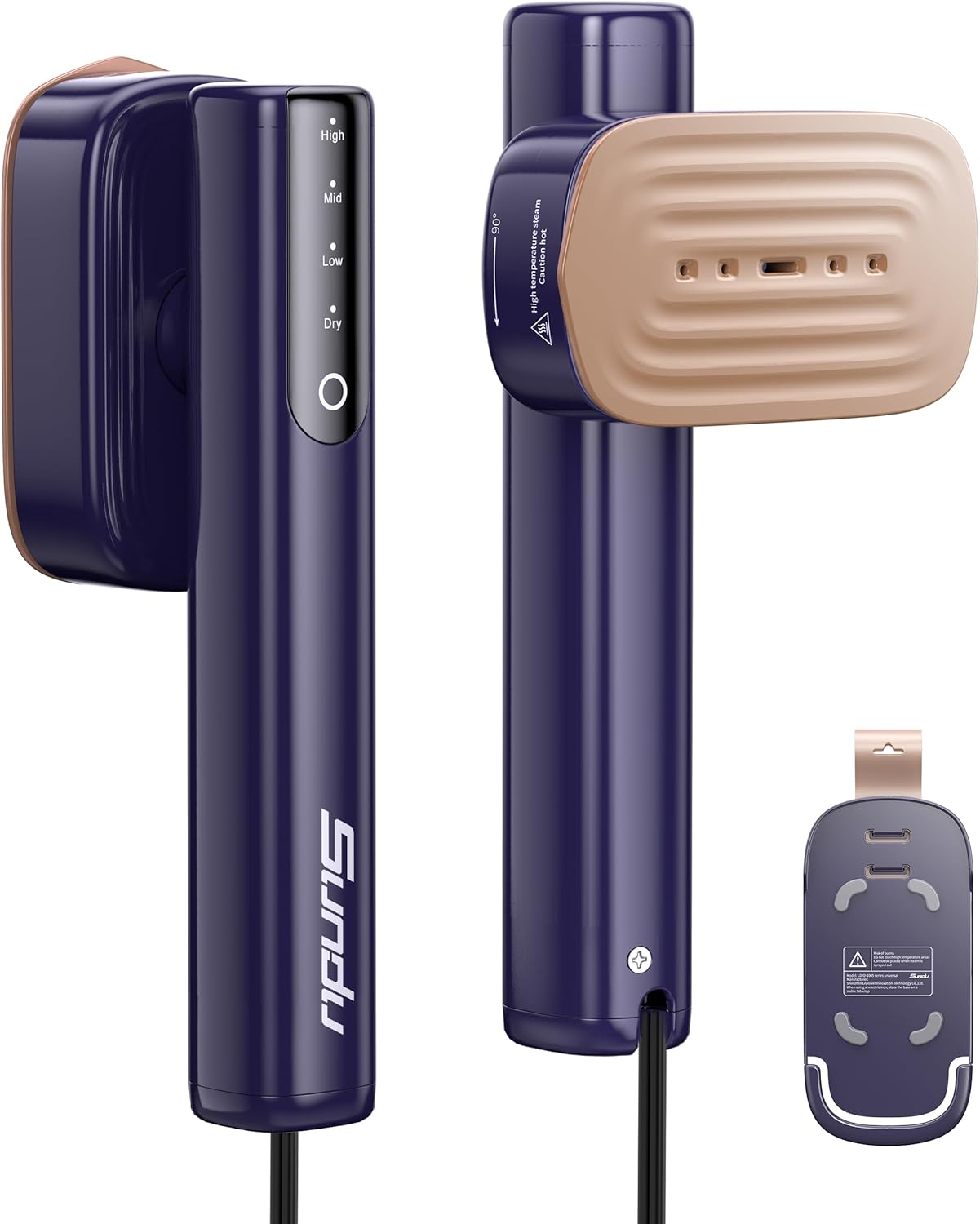 Product image of 1200W Handheld Steamer for Clothes, Portable 2 In 1Handheld Garment Steamer, 15-Second Heat-up, 100ml Water Tank, Clothing Steamer for Garment, Portable Travel Steam Iron