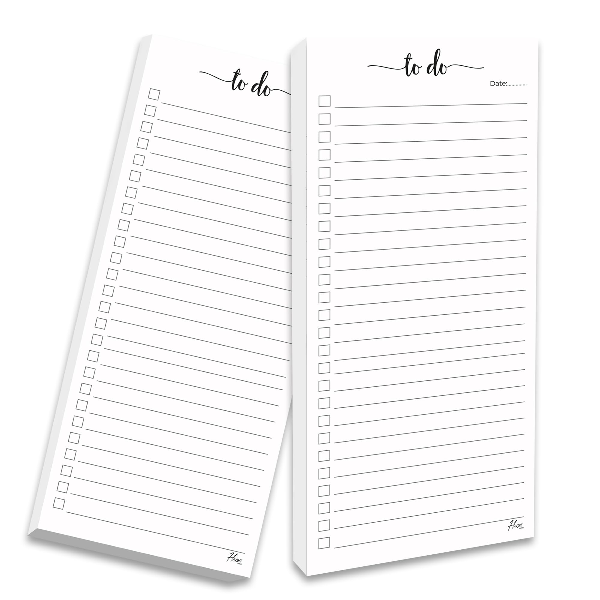 Bloc-notes pour liste de courses de réfrigérateur HerZii Prints