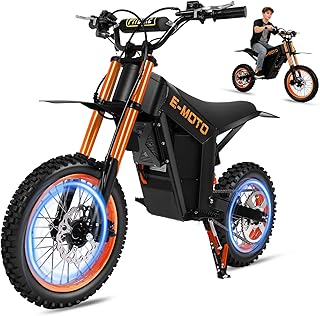 Bici Elettrica Per Adulti 14"/12", Fuoristrada Bicicletta Elettrica 48V 20,8Ah, Autonomia di 45-55km Ebike,Sospensioni e Freni Idraulici Bici Elettrica,3 Modalità di Guida Moto Elettrica Adolescenti